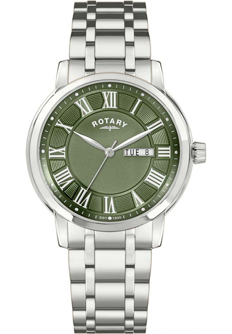 Rotary RGB10023-24 Mens Heritage Watch - Silver - One Size | Rotary Sale | Discount Designer Brands