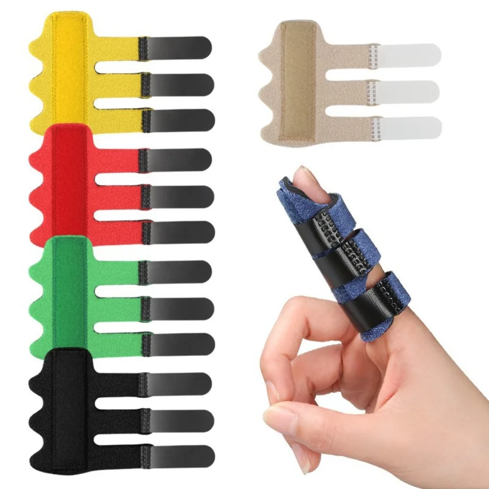 1PC Schmerzen Relief Trigger Finger Befestigung Schiene Richt Klammer Einstellbare Verstauchung Dislokation Bruch Finger Schiene Corrector Image