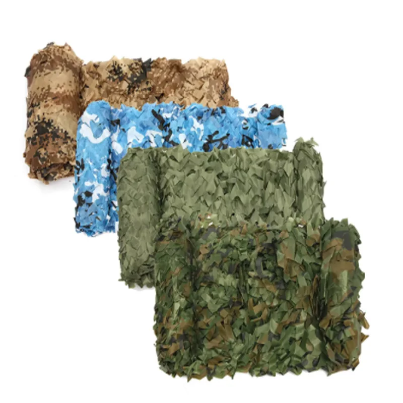 Doppelschichtiges Camouflage-Mesh-Oxford-Tuch für die Gartendekoration, Sonnenschutzzaun, verdecktes Netz, Camping im Freien Image