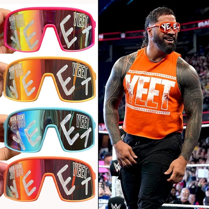 Jey Uso Yeet Sport-Sonnenbrille für Kinder Blaue Bloodline USOS Sonderfarben Sonnenbrille Eyewear Geschenk Image