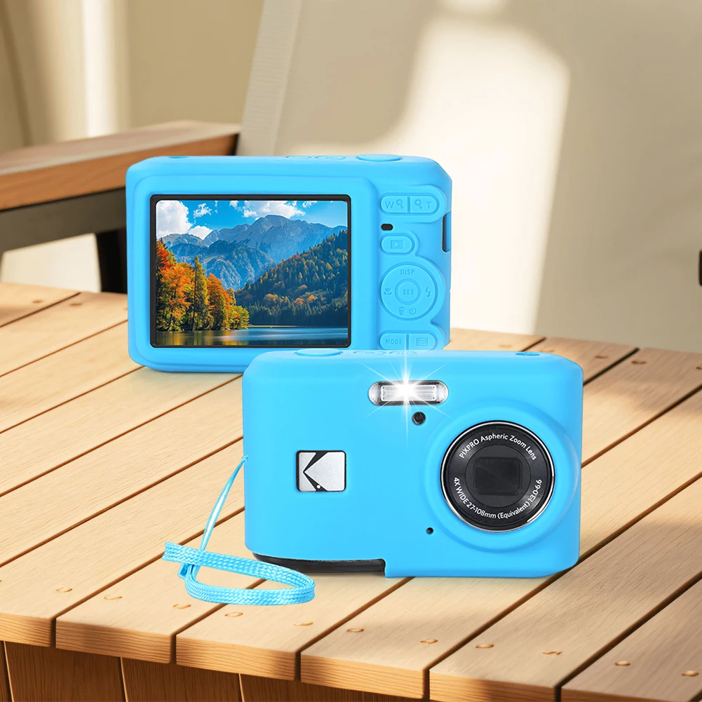 Für KODAK PIXPRO FZ45 Slim Fit Kameratasche mit Umhängeband Leichte Kamerahülle Verschleißfeste Outdoor-Reisekamera-Schutzhülle Image