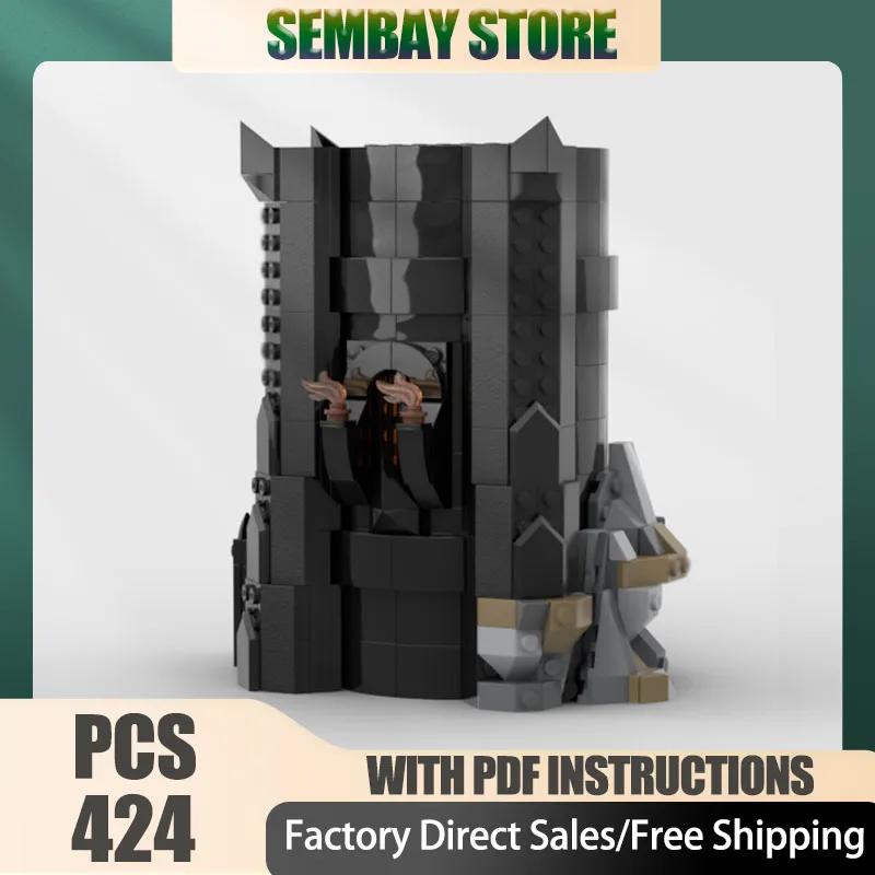 Magische Ringe Modell Moc Bausteine Modulare Dur Höhe Erweiterung Modul Technologie Blöcke Weihnachten DIY Spielzeug Bau Geschenke Image