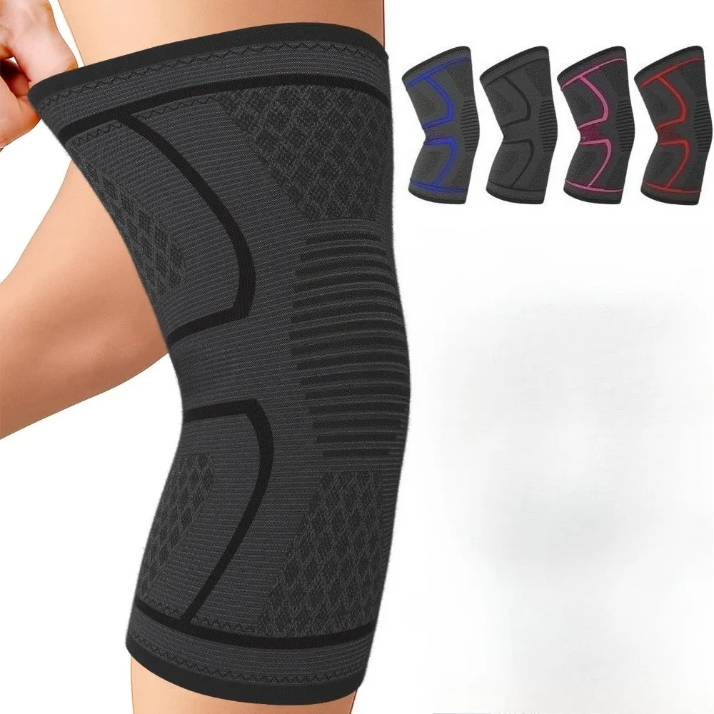 1 Stück Kompressions-Kniebandage für Damen und Herren, Kniebandagen, Unterstützung für Sport, Laufen, Gewichtheben, Arthritis, Meniskusriss Image
