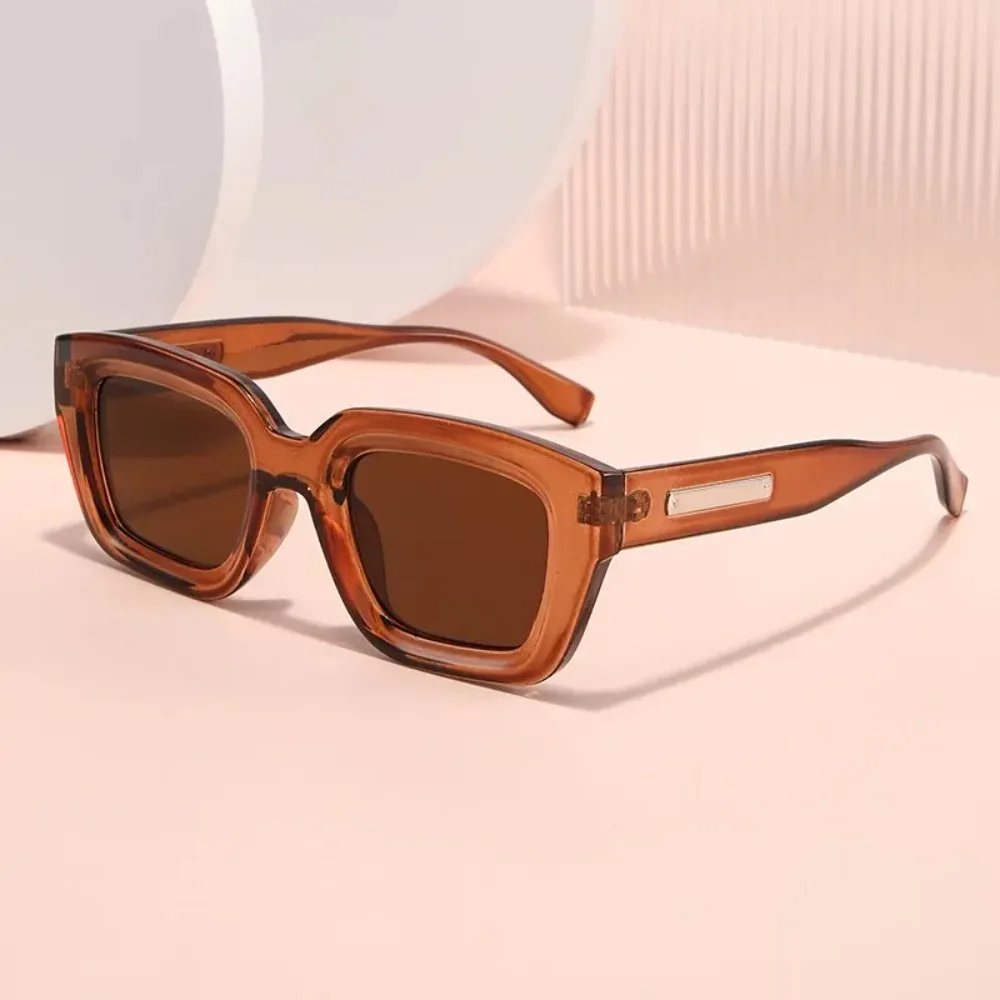 Fashion Square Frame Sonnenbrille Traver Shades Brille Sonnenbrille Ins Wear Sonnenbrille Retro Sonnenschutz Sonnenbrille Image
