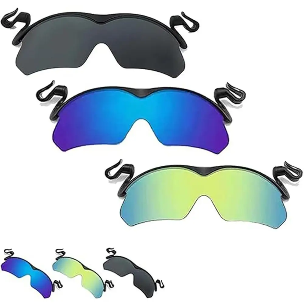 Clip Cap Sport Sonnenbrille, Clip auf Hut polarisierte Sonnenbrille, hoch klappbare Abdeckung UV-Schutz Angeln Radfahren Outdoor-Sonnenbrille Image