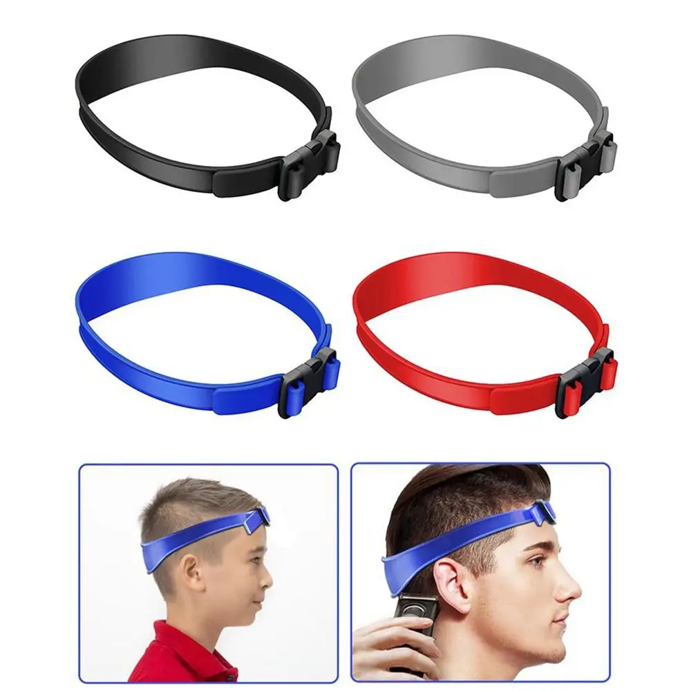 DIY Haarschnitte gebogen Silikon Haarschnitt Band Ausschnitt Führung Formung Styling Styler Lineal für Männer verstellbare Haarstyling-Tool Image