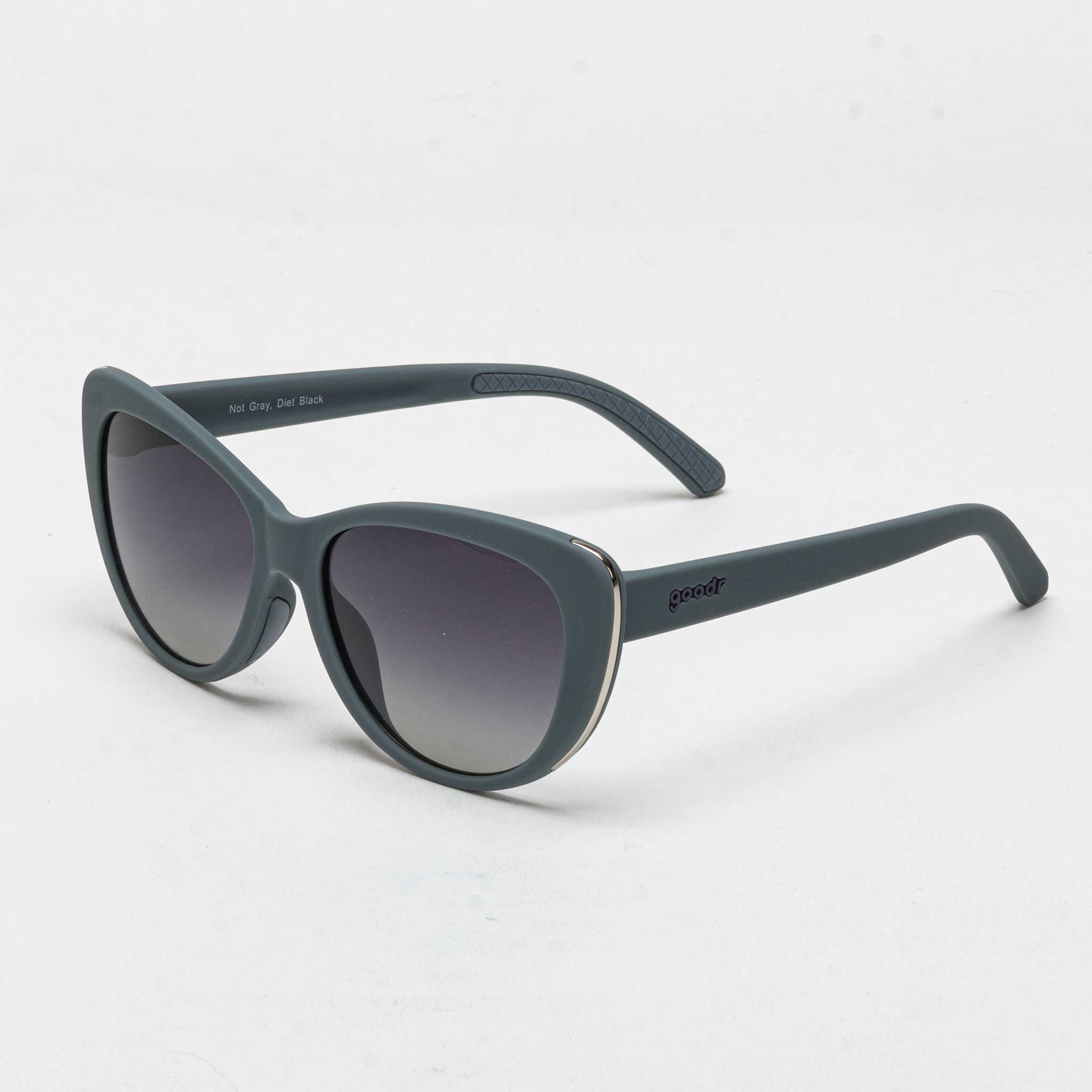 goodr Glam G Sunglasses Sunglasses Not Gray, Diet Black
