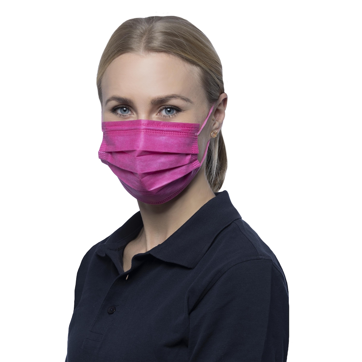 MCD Medical Care Dental GmbH 500 Nitras Soft Protect Plus - pink - med. Mundschutz - Typ II R Image