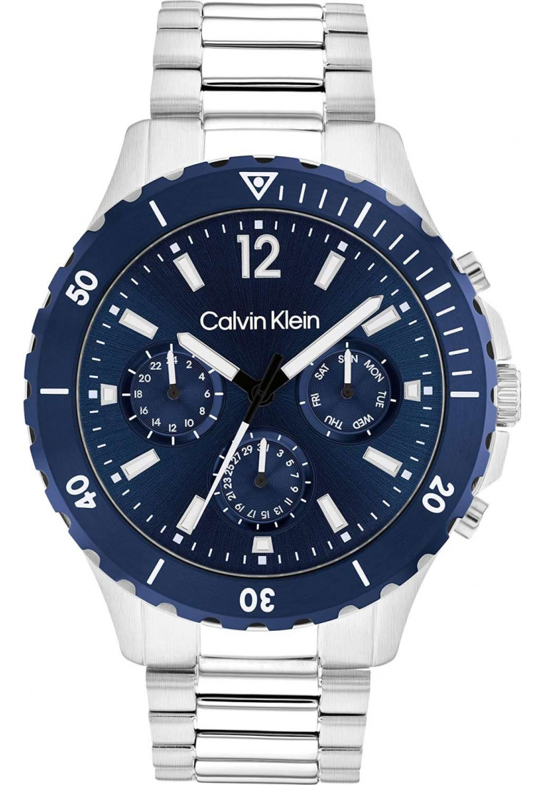 Calvin Klein 25200115 Mens Watch - Silver - One Size | Calvin Klein Sale | Discount Designer Brands