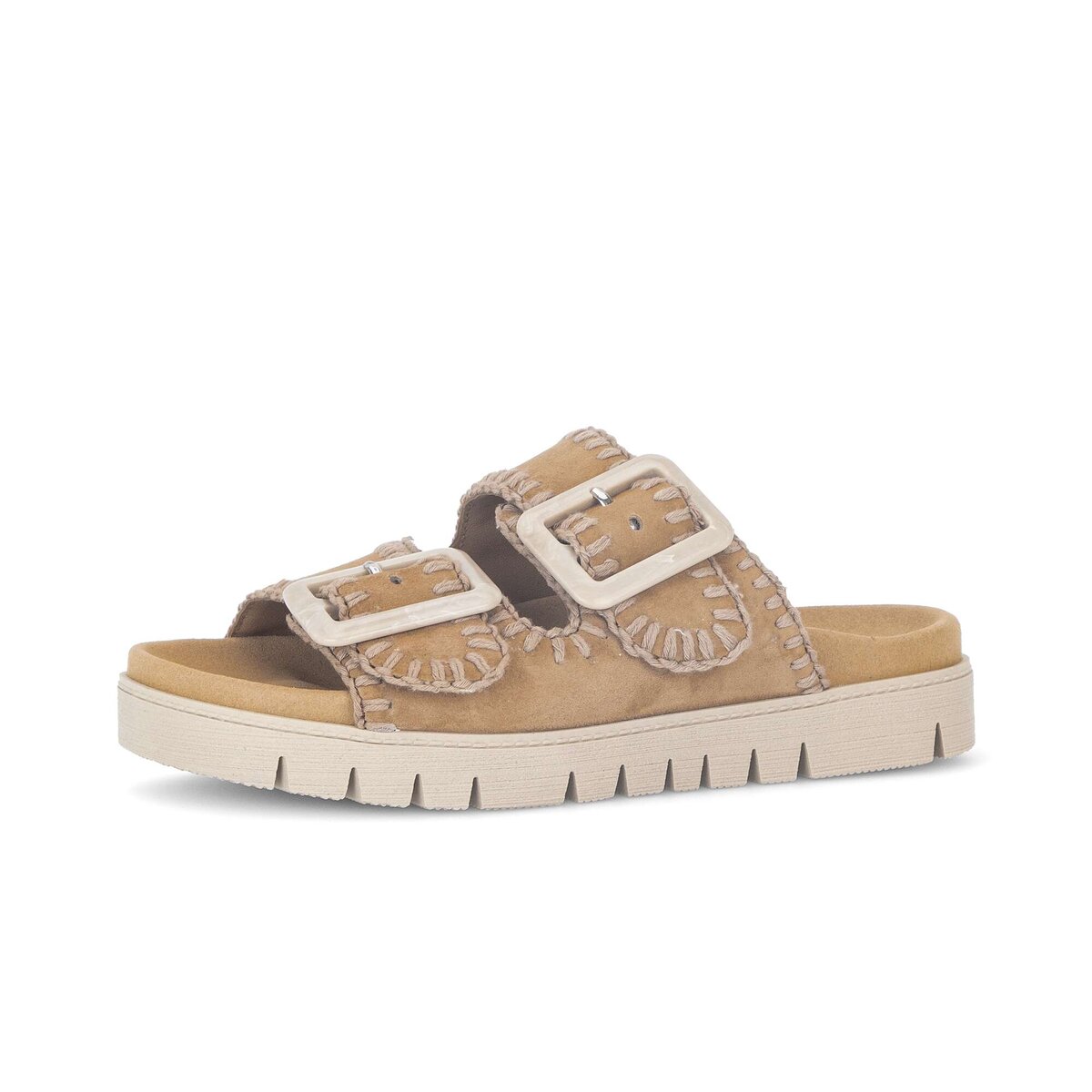 Pantolette GABOR "Pantolette", Damen, Gr. 36, braun, Schuhe Pantolette