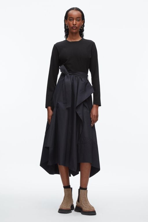 Combo T-Shirt Dress - Black - 3.1 Phillip Lim Dresses