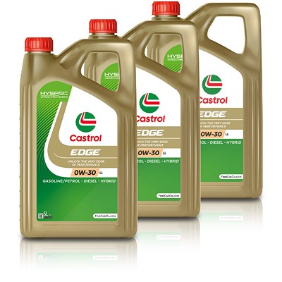 Castrol 3x 5 L EDGE 0W-30 LL [Hersteller-Nr. 15FEFC] Image