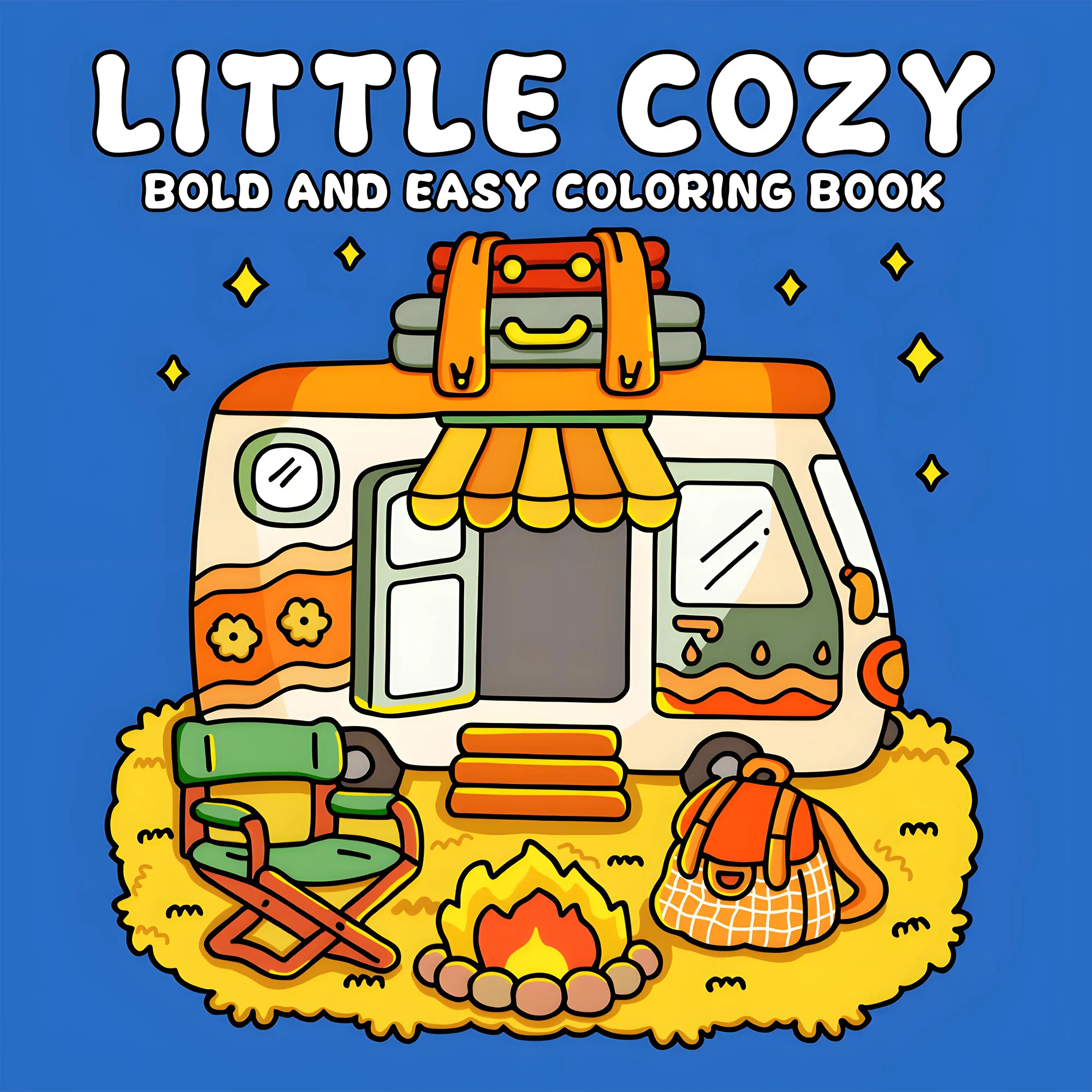 Bilderbuch für Erwachsene – 7,8 Zoll warmes Momenten-Malbuch, 24 Seiten, perfektes Geschenk für Feiertagsversammlungen Image