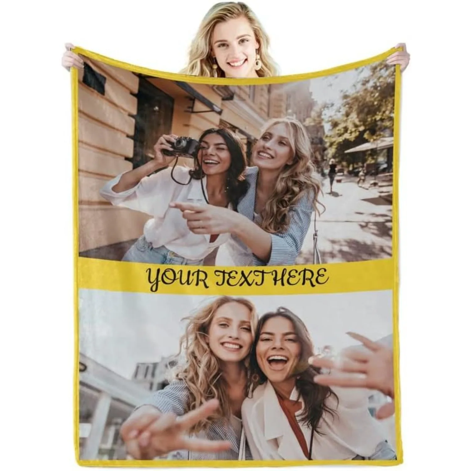 1 maßgeschneiderte Fotodecke für Paare, digital bedruckte Flanelldecke, Fantasy-Thema, geeignet für alle Jahreszeiten, 250 300 g/m2 Image