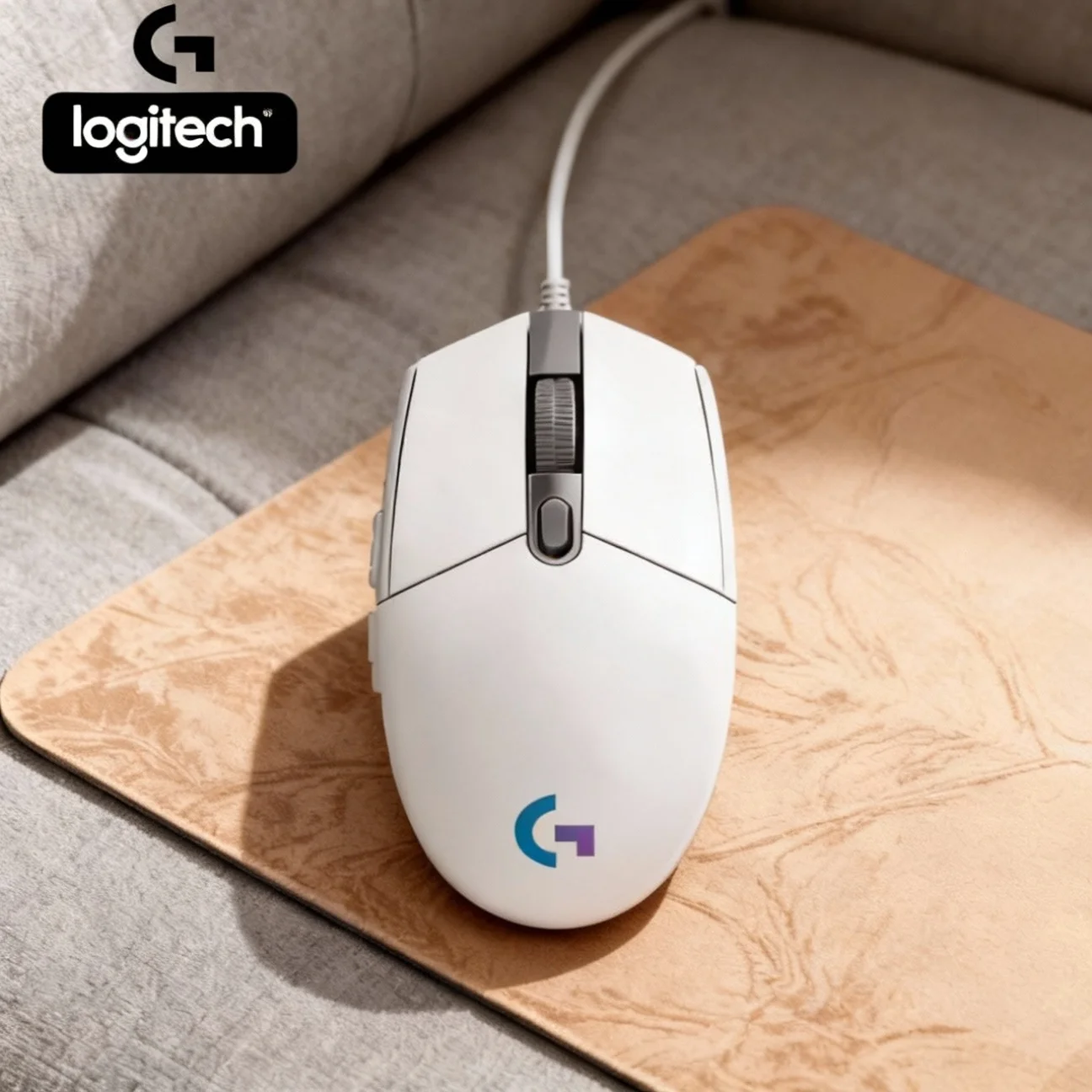 【Sonderangebot】Original Logitech G102 Optische Gaming-Maus, 8000 DPI, 16,8 Millionen Farben RGB-Beleuchtung, 6 programmierbare Tasten. Image
