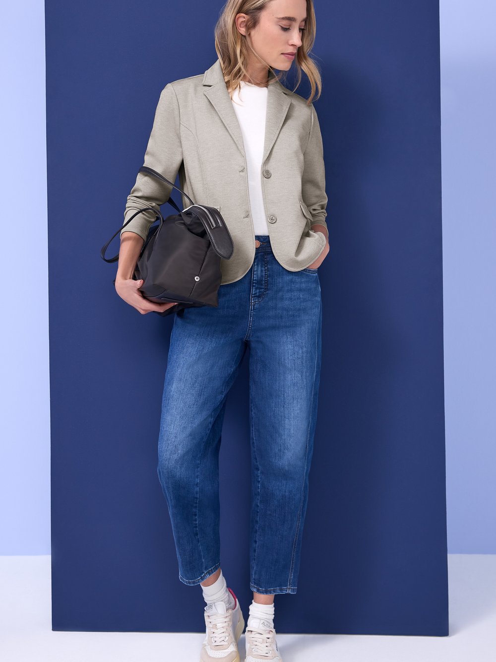 Street One Sweatblazer Damen melange, 42 Image