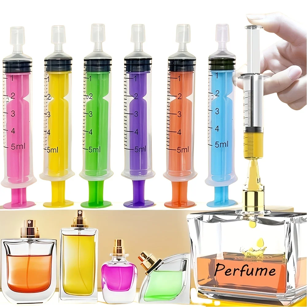 5 ml farbige Spritzen, Kosmetiktuben, transparente Kosmetikproben, Parfümspender, Werkzeuge, flexible Kontrolle von Sekundärladungen Image