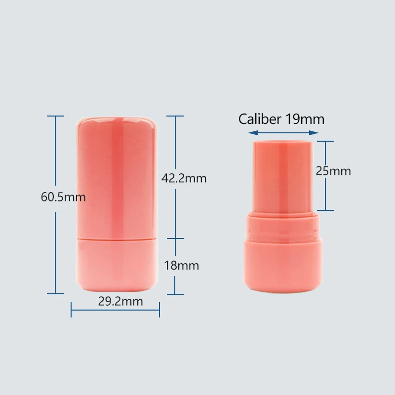 1Pcs 8g Leere Kunststoff Lip Drehbare Lippenstift Rohre Tragbare Mini Antitranspirant Rohr Lip Balm Rohre Mit Deckel reise Container Image