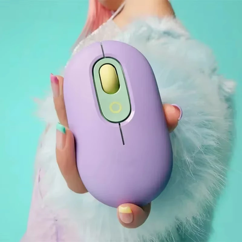 Logitech Bubble Series POP-Maus, kabellose Maus, Bluetooth, leicht, hochwertiges Notebook, Büro, Universal-Maus M350 Image