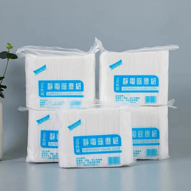 30/100Pcs Staub Entfernung Papier Einweg Haushalt Staub Entfernung Tuch Elektro Mopp Pad Boden Fliesen Boden Reinigung Liefert