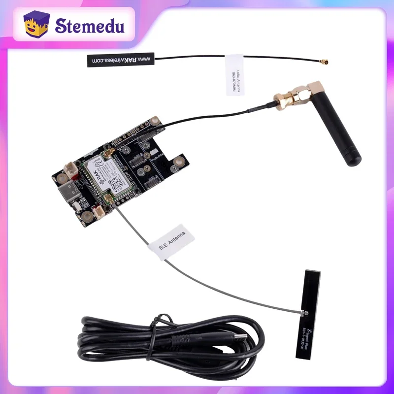 LoRa RAK4631 WisBlock Basic Starter Kit nRF52840 BLE SX1262 868 MHz 915 MHz LoRa-Modul für Meshtastic LoRaWAN IoT Smart Board Image