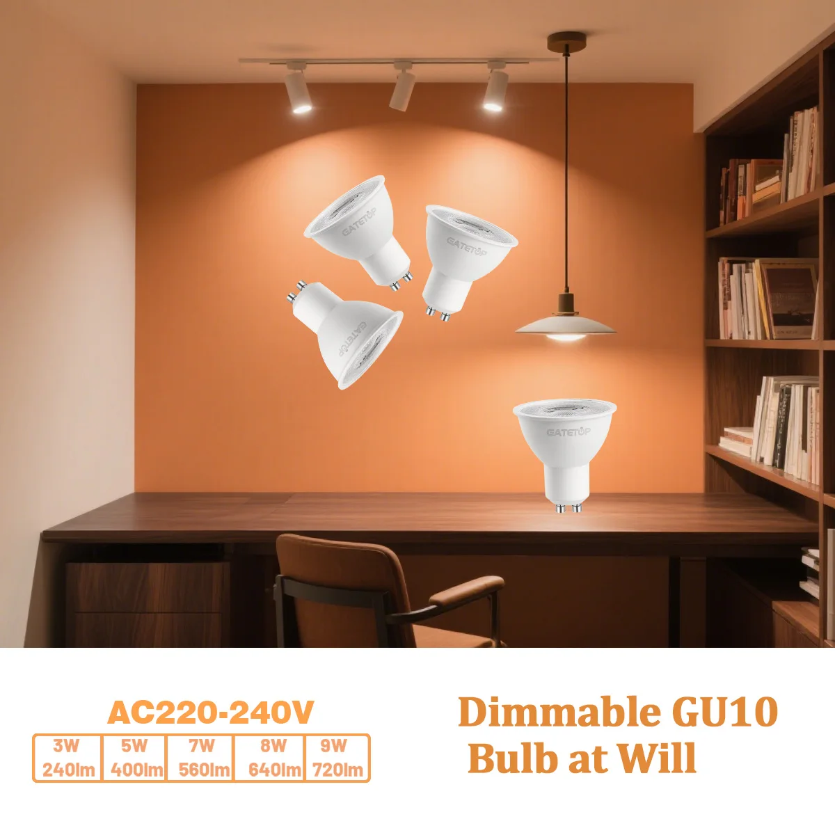 1-10PCS 80LM/W Foco Led GU10 Scheinwerfer Birne 38 Bean Winkel Höhe CRI 3W 5W 7W 8W 9W Keine Flimmern Lampen 220V Ersetzen Halogen Lampe