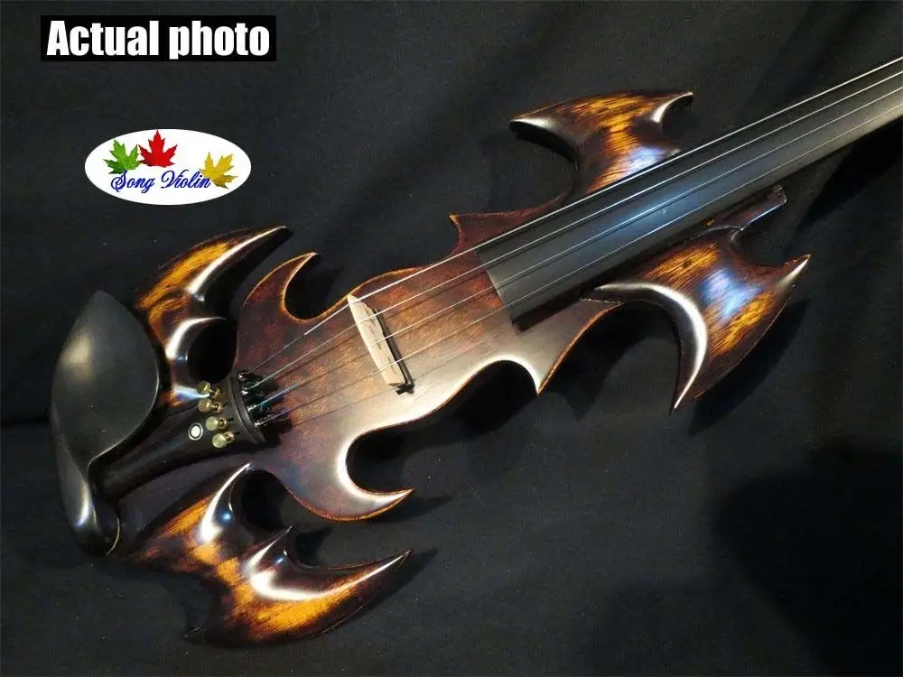 NEUES Modell Crazy SONG Brand Art Streamline 16" elektrische Bratsche aus massivem Holz elektrische Bratsche Image