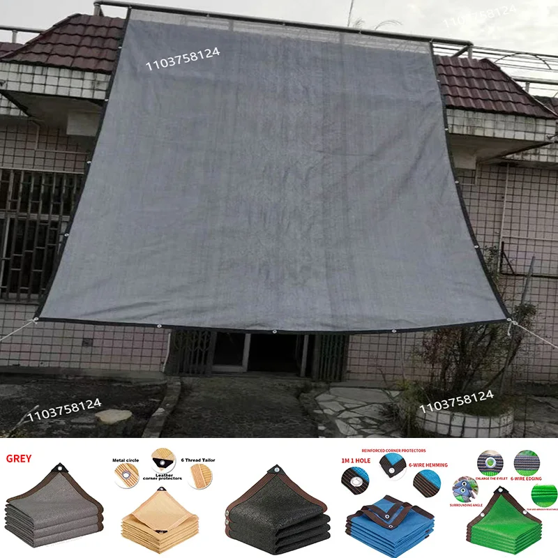 Sonnenschutznetz für den Außenbereich für UV-Schutz, Terrassensonnenschutz, Auto-Sonnenschutz Image