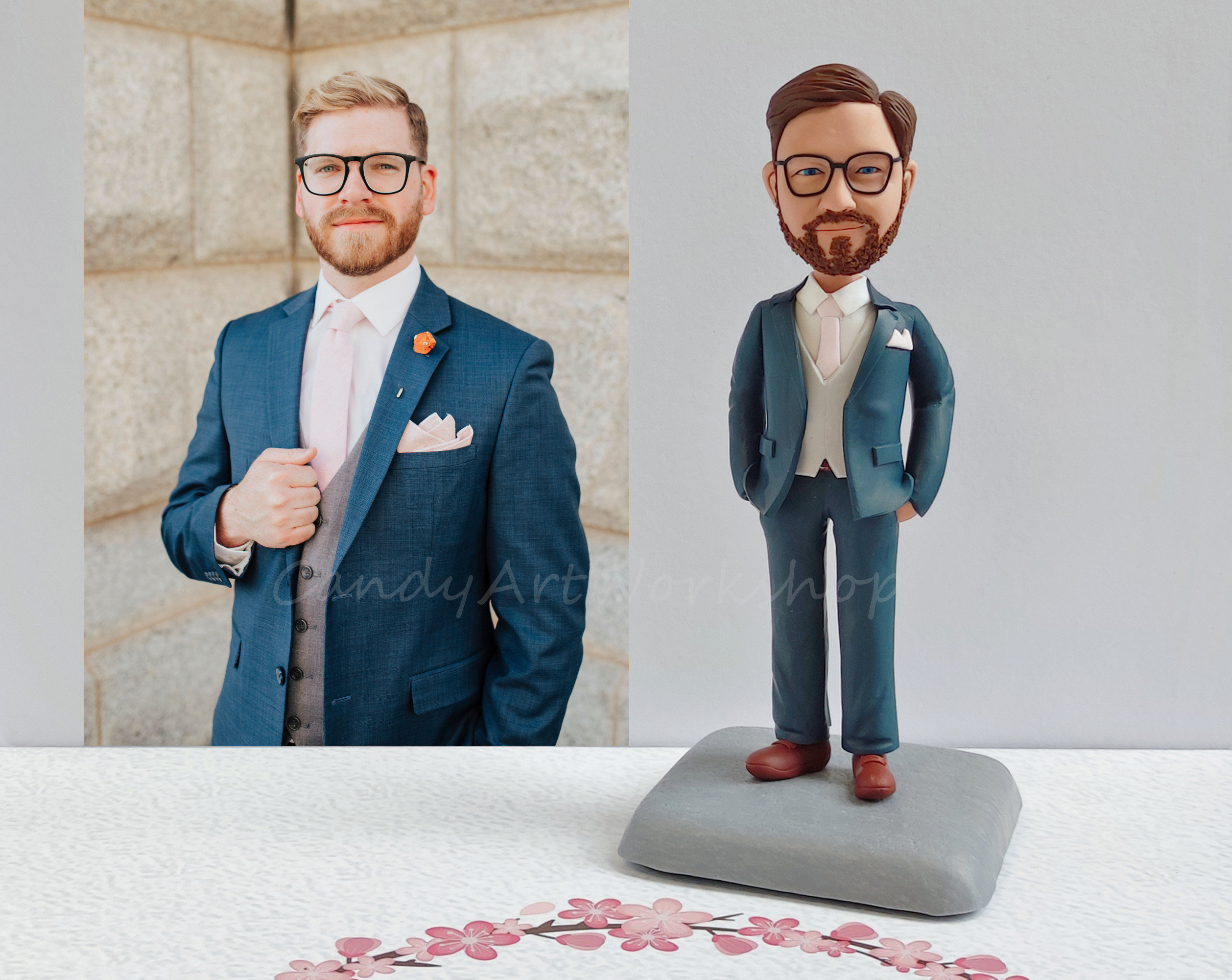 Bobblehead personalizzati da uomo, Bobblehead personalizzati da fidanzato, Bobblehead personalizzati da marito, Bobblehead personalizzati da amico, Bo