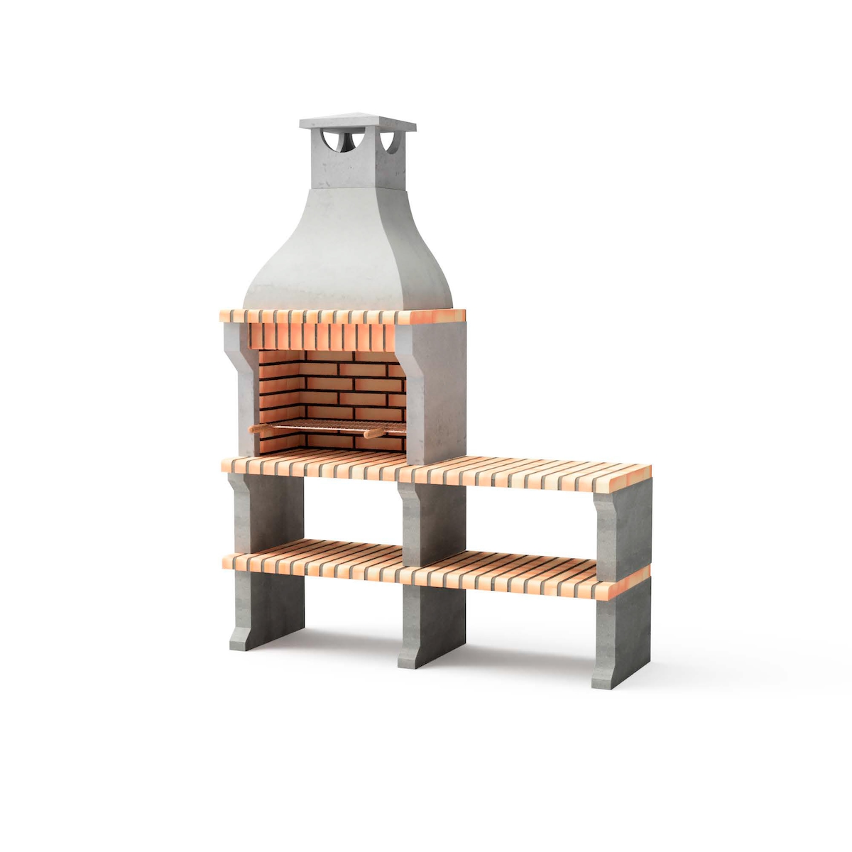 MOVELAR Grill ALCOA PLUS XL mit 1 Seitenständer Image