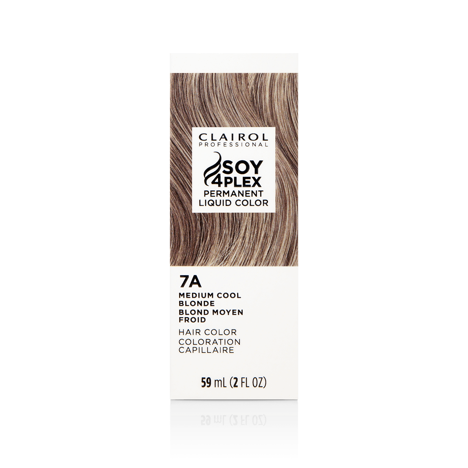 Clairol Professional 7A Medium Cool Blonde Permanent Liquid Hair Color 2 oz