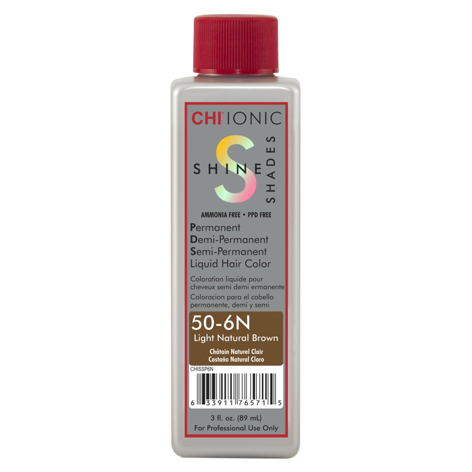CHI Ionic Shine Shades 50-6N Light Coverage Plus Brown