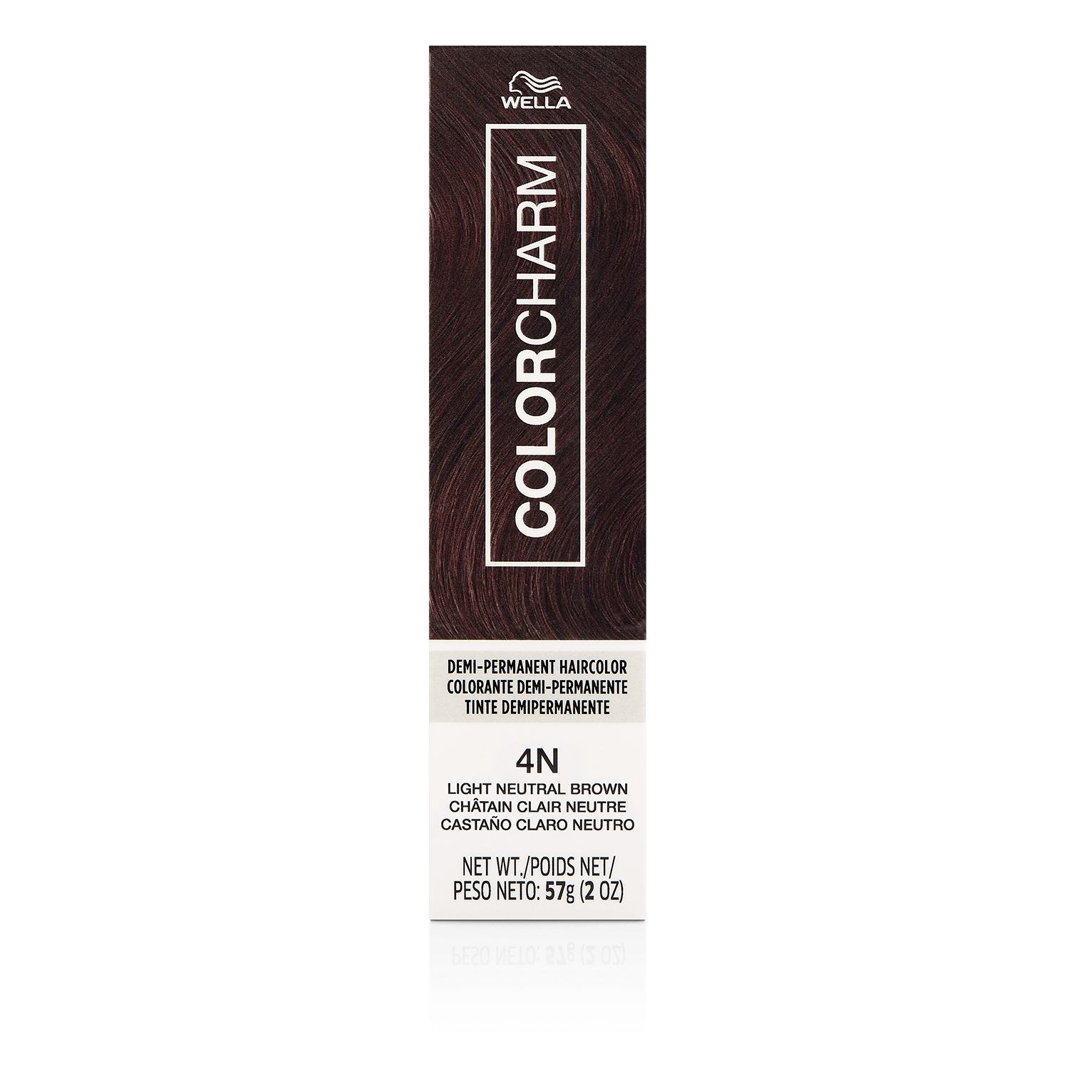 Wella 4N Light Neutral Brown Demi Permanent Cream Hair Color - Wella