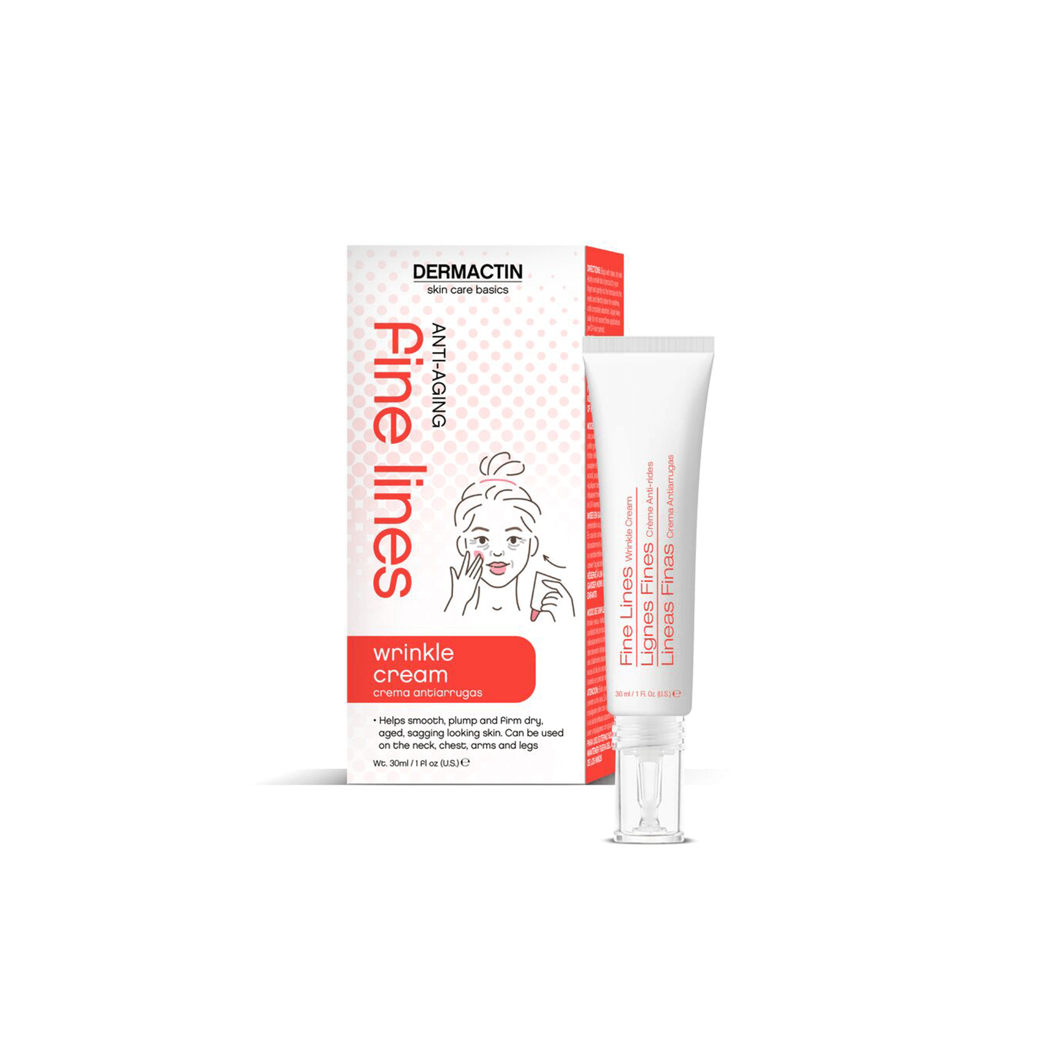 Dermactin-TS Dermactin Fine Lines Wrinkle Cream 1.3 Oz
