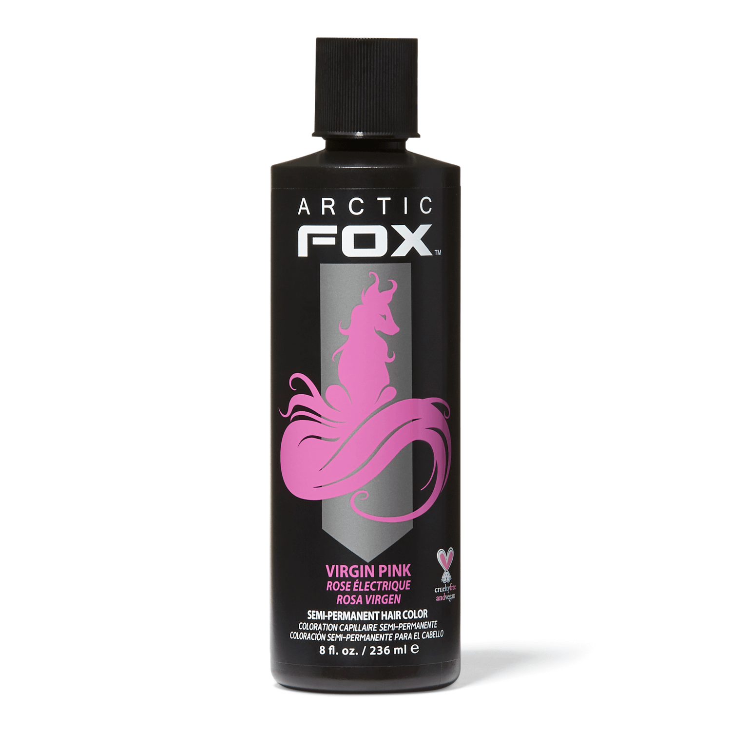 Arctic Fox Virgin Pink Semi Permanent Hair Color 8 oz. 8 oz