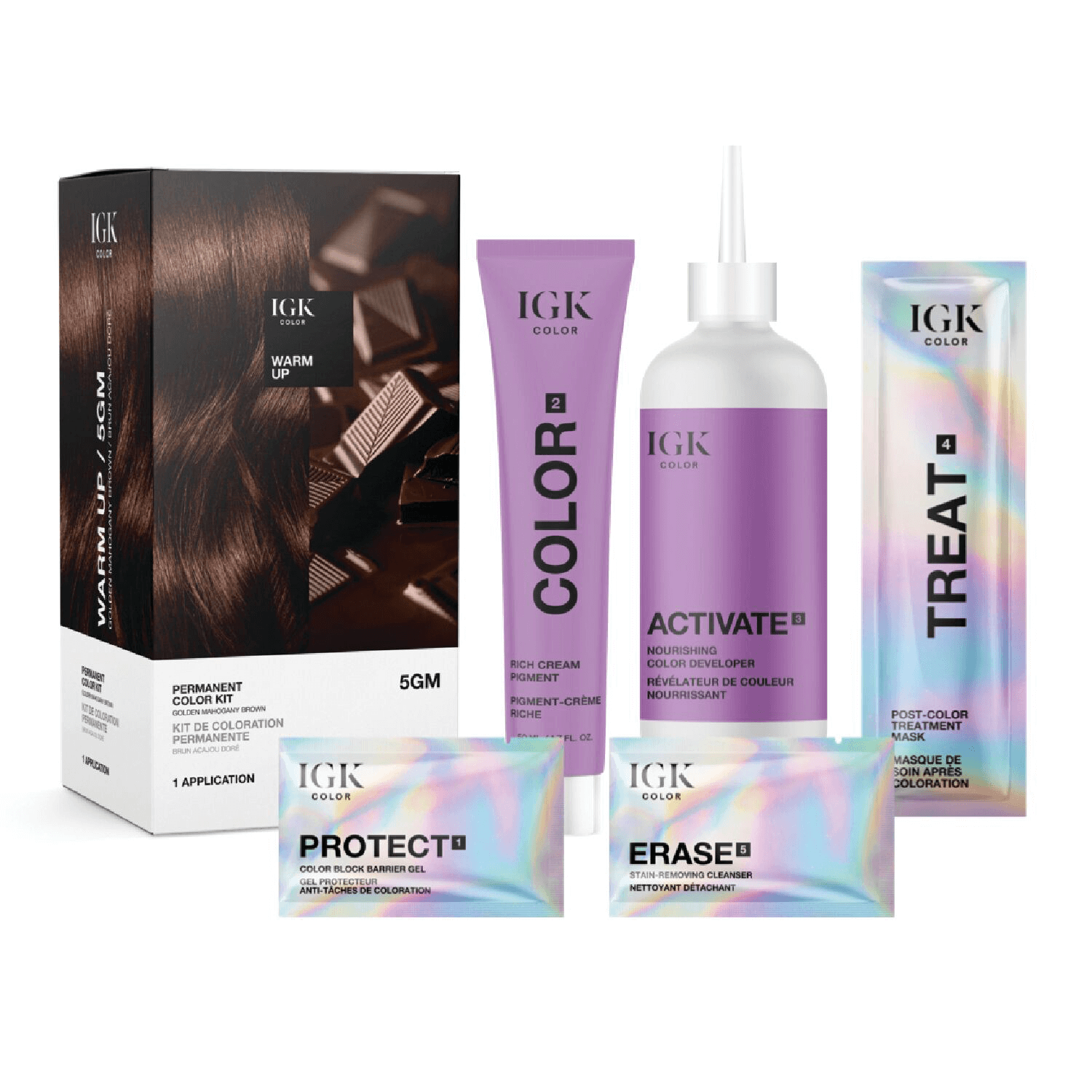 IGK Warm Up Permanent Color Kit