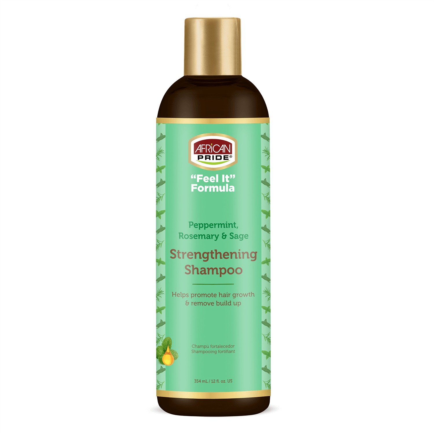 African Pride Feel It Formula Strengthening Shampoo 12 oz