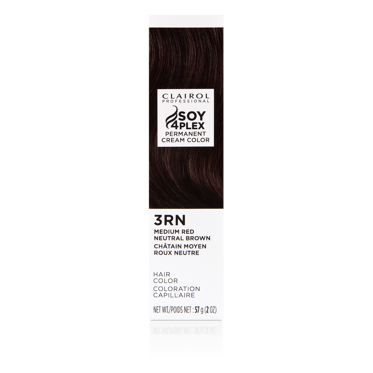 Clairol Professional 3RN Medium Red Neutral Brown Permanent Cream Hair Color 2 oz