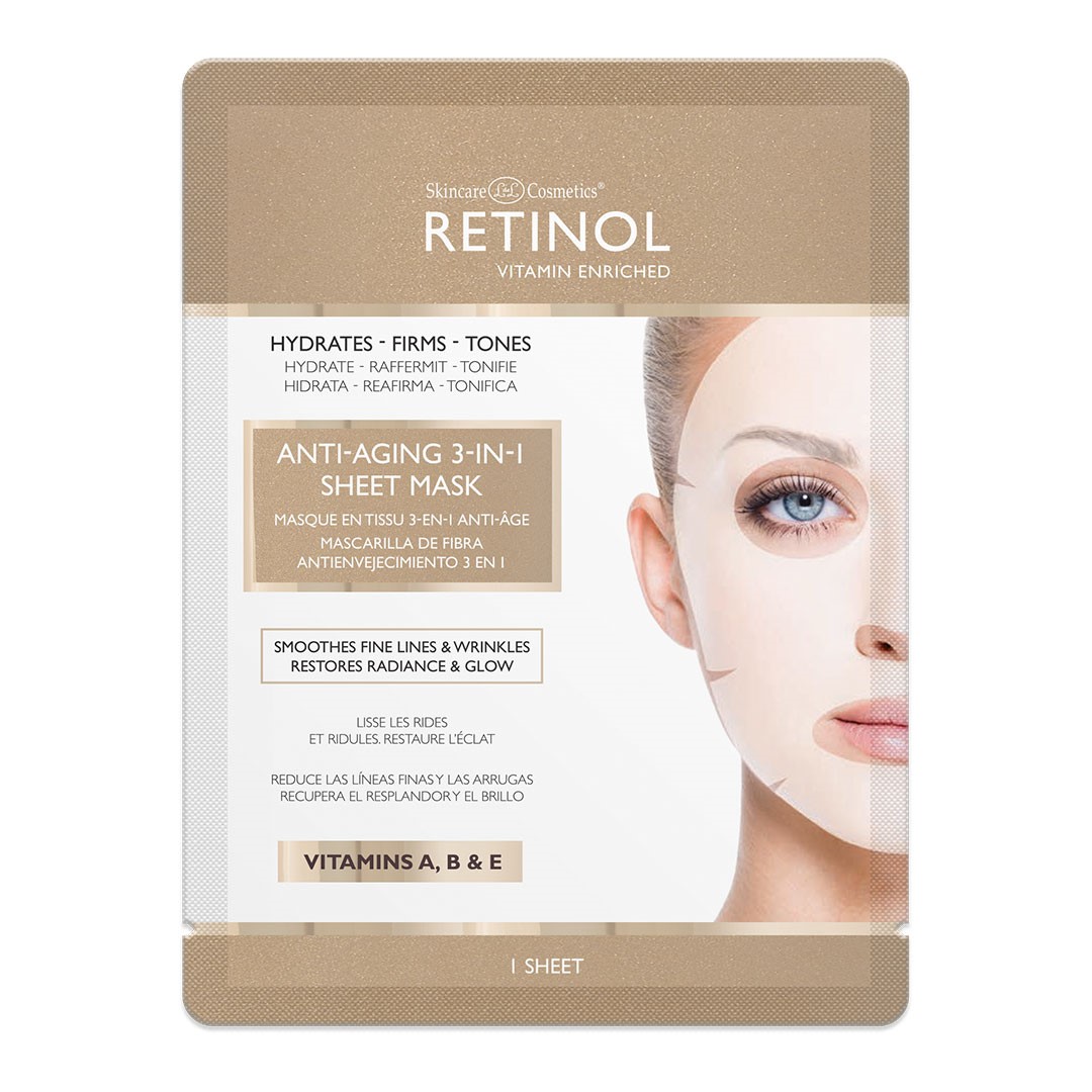 Retinol Anti-Aging 3 in 1 Sheet Mask