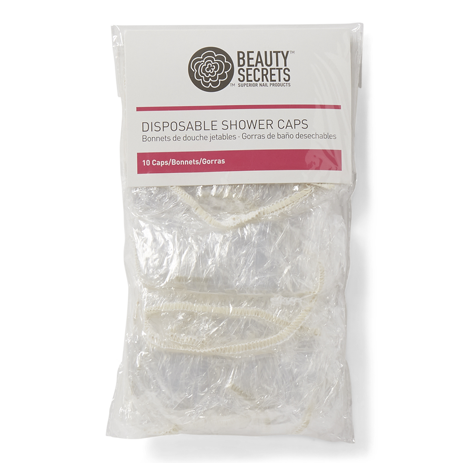 Beauty Secrets Disposable Shower Caps 10 Pack