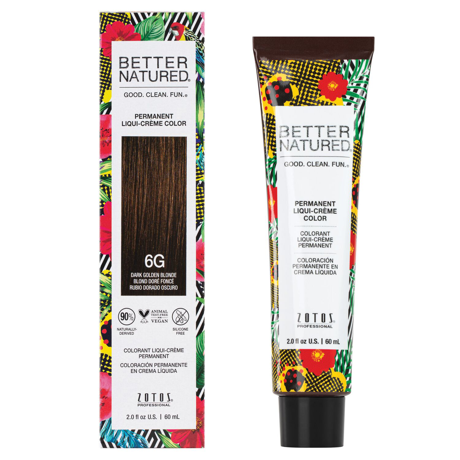 Better Natured 6G Dark Golden Blonde Permanent Liqui-Crème Hair Color