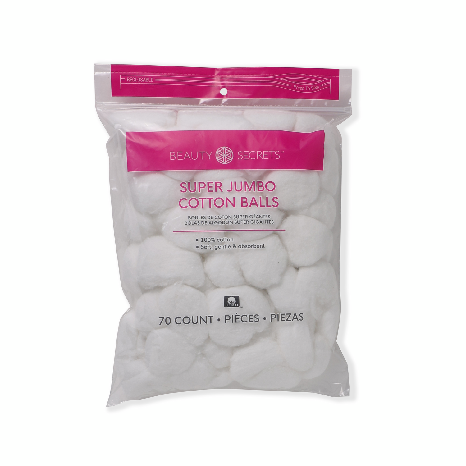 Beauty Secrets Jumbo Cotton Balls - Beauty Secrets