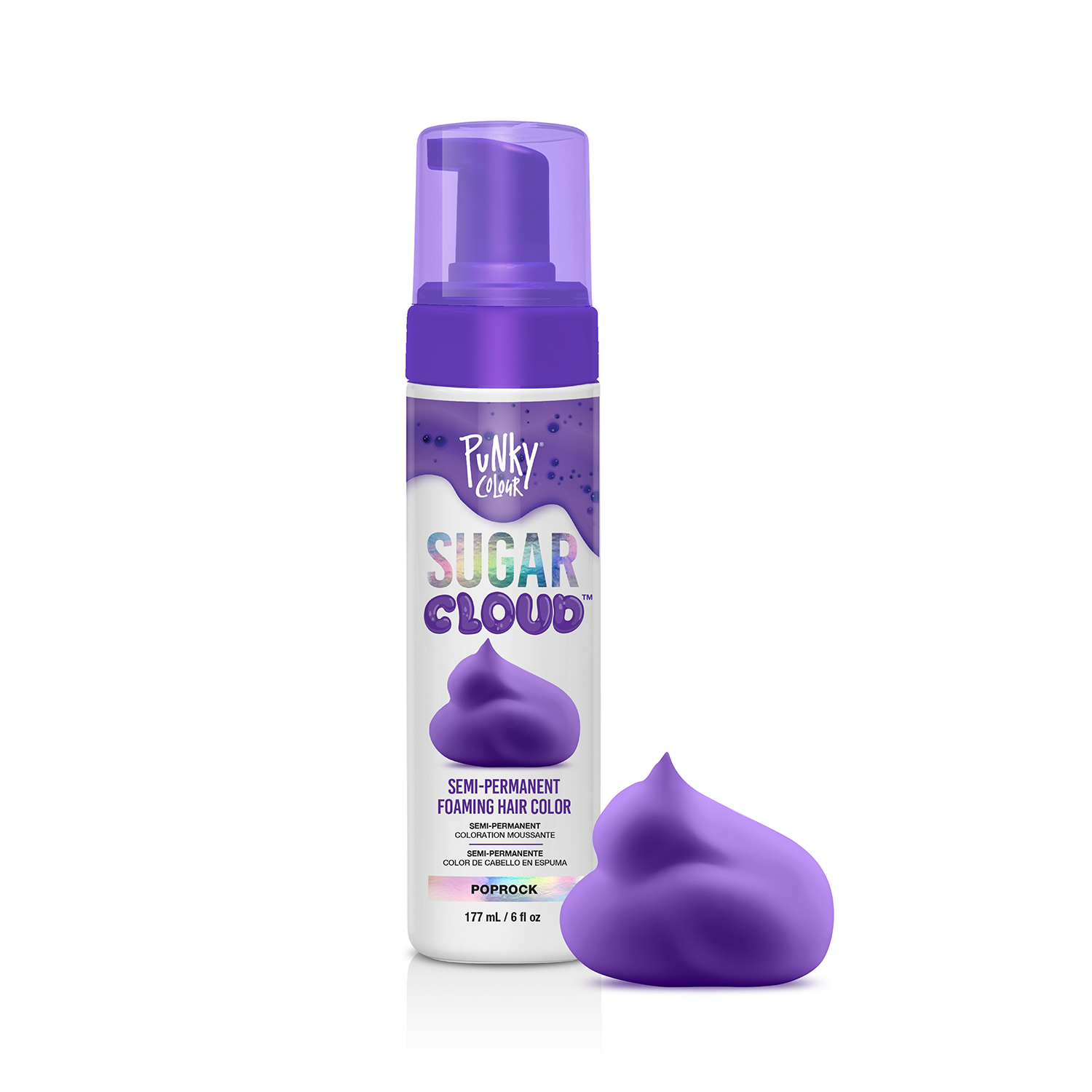 Punky Color Sugar Cloud Semi-Permanent Foaming Hair Color Poprock