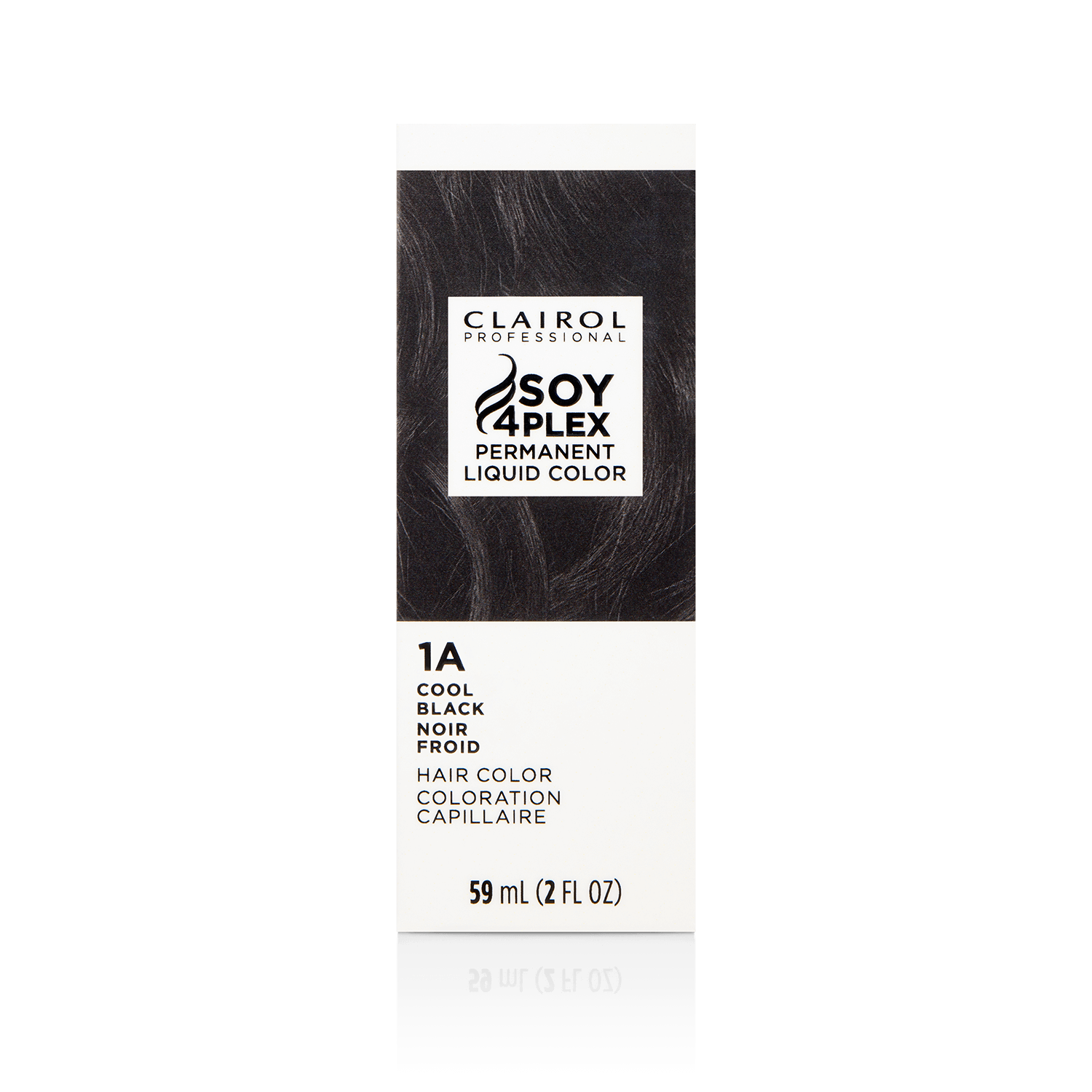 Clairol Professional 1A Cool Black Permanent Liquid Hair Color 2 oz