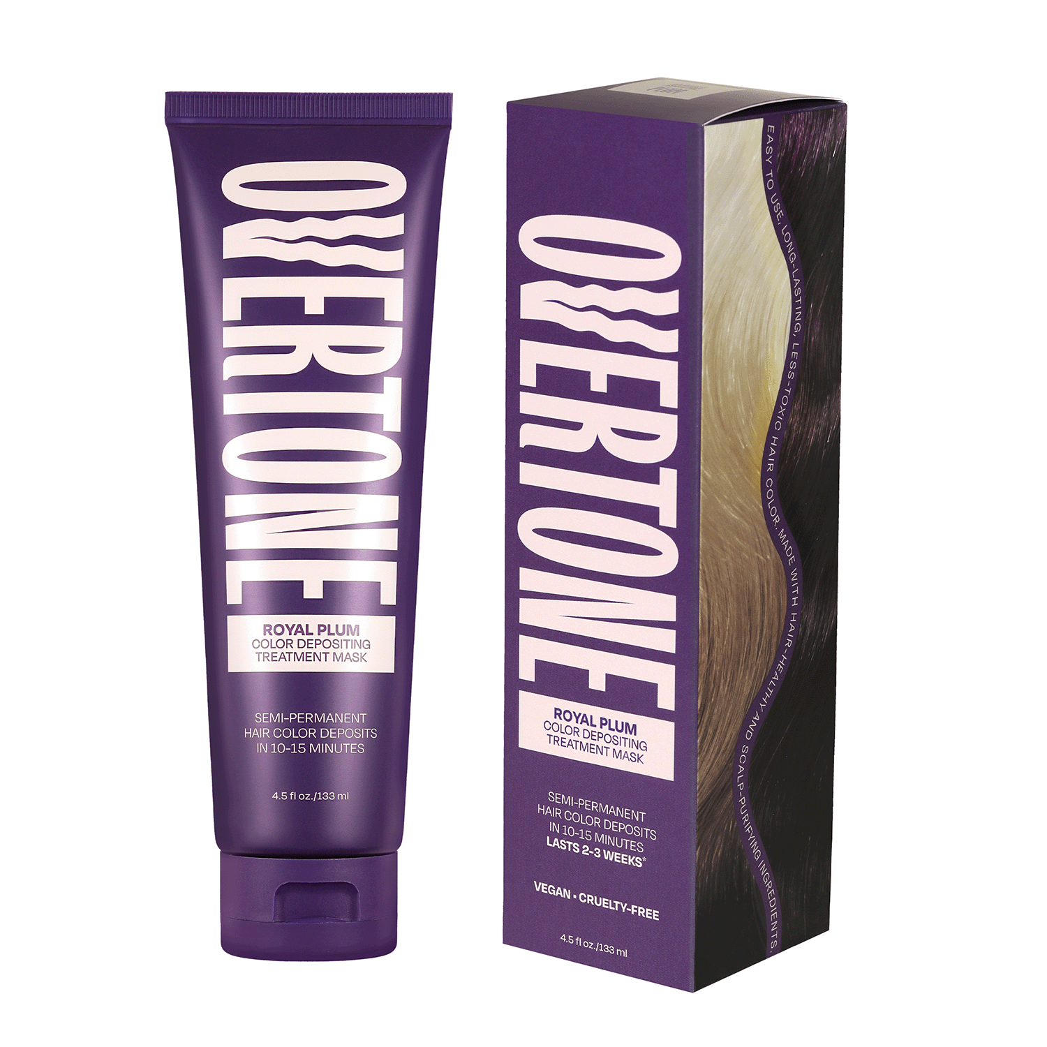 Overtone Color Depositing Treatment Mask Royal Plum - 2146