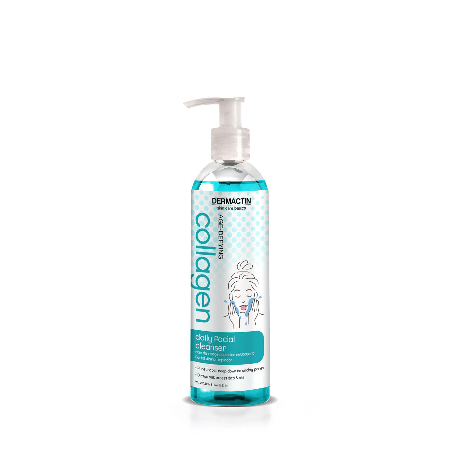 Dermactin-TS Daily Facial Cleanser Collagen 1 Fl Oz