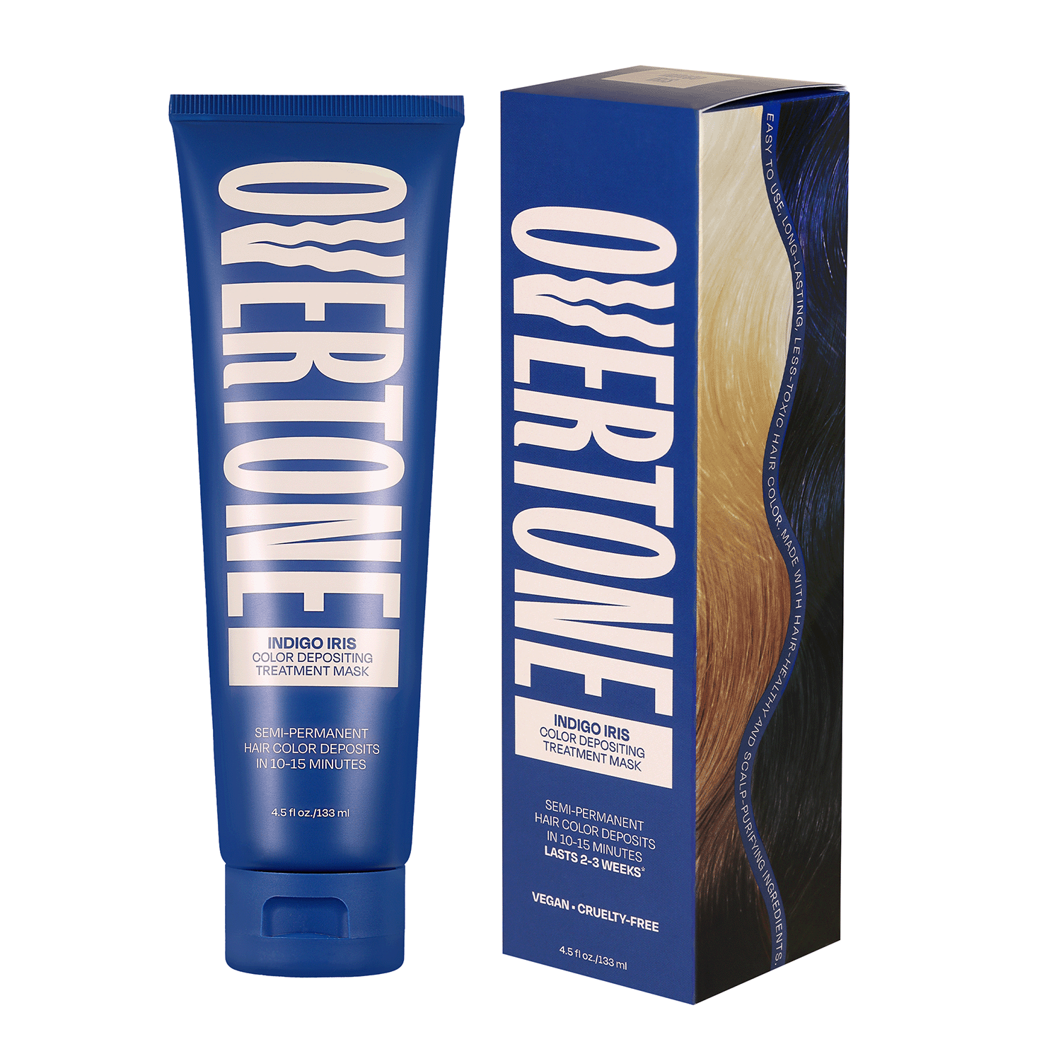 Overtone Color Depositing Treatment Mask Indigo Iris