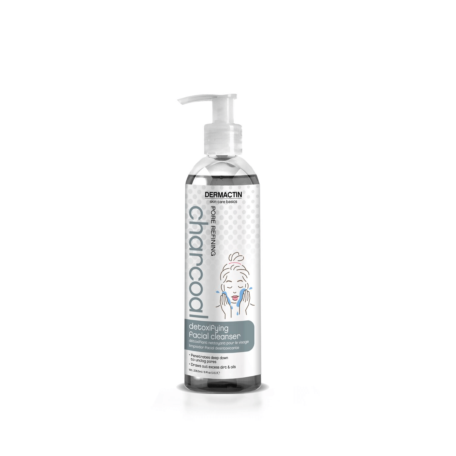 Dermactin-TS Pore Refining Charcoal Gel Cleanser 177.0000 Ml