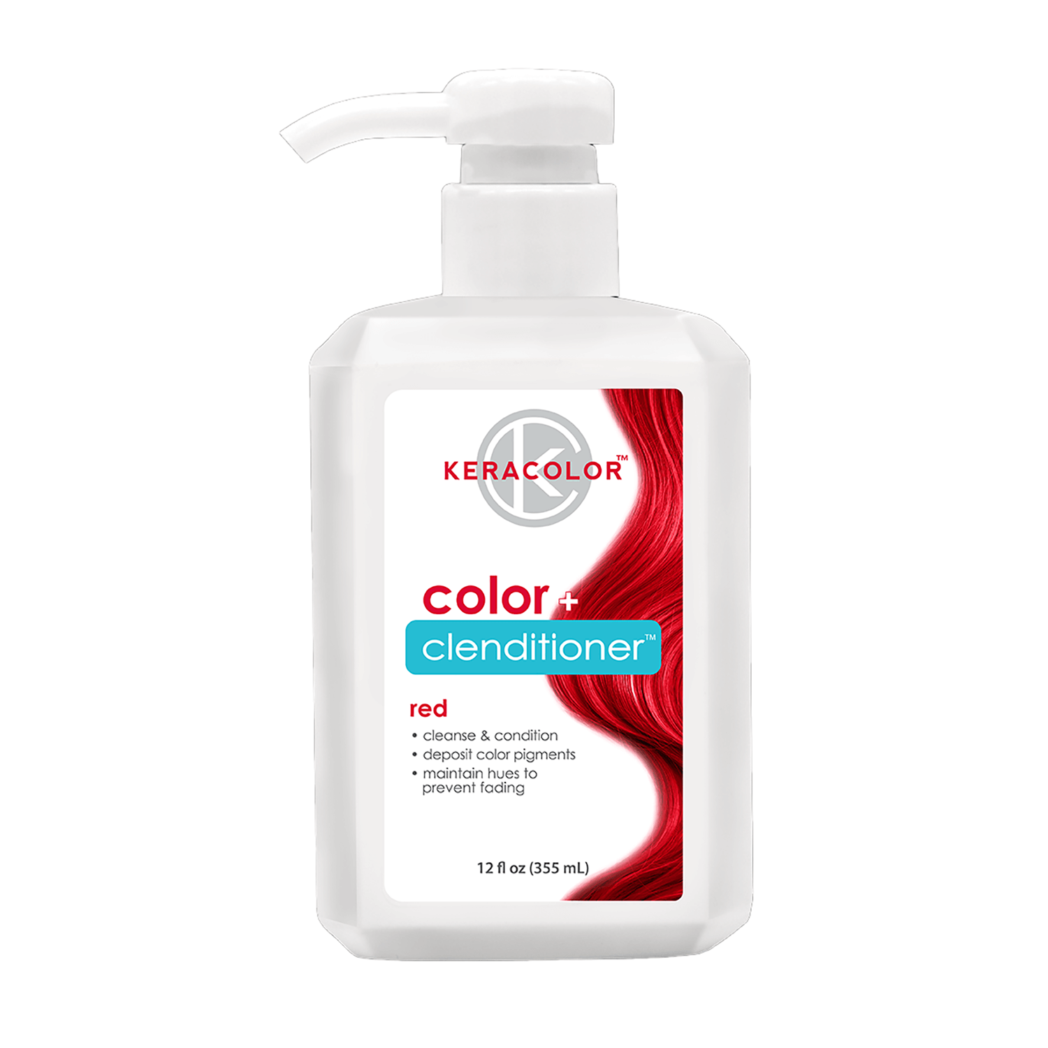 Keracolor Red Color + Clenditioner 12oz