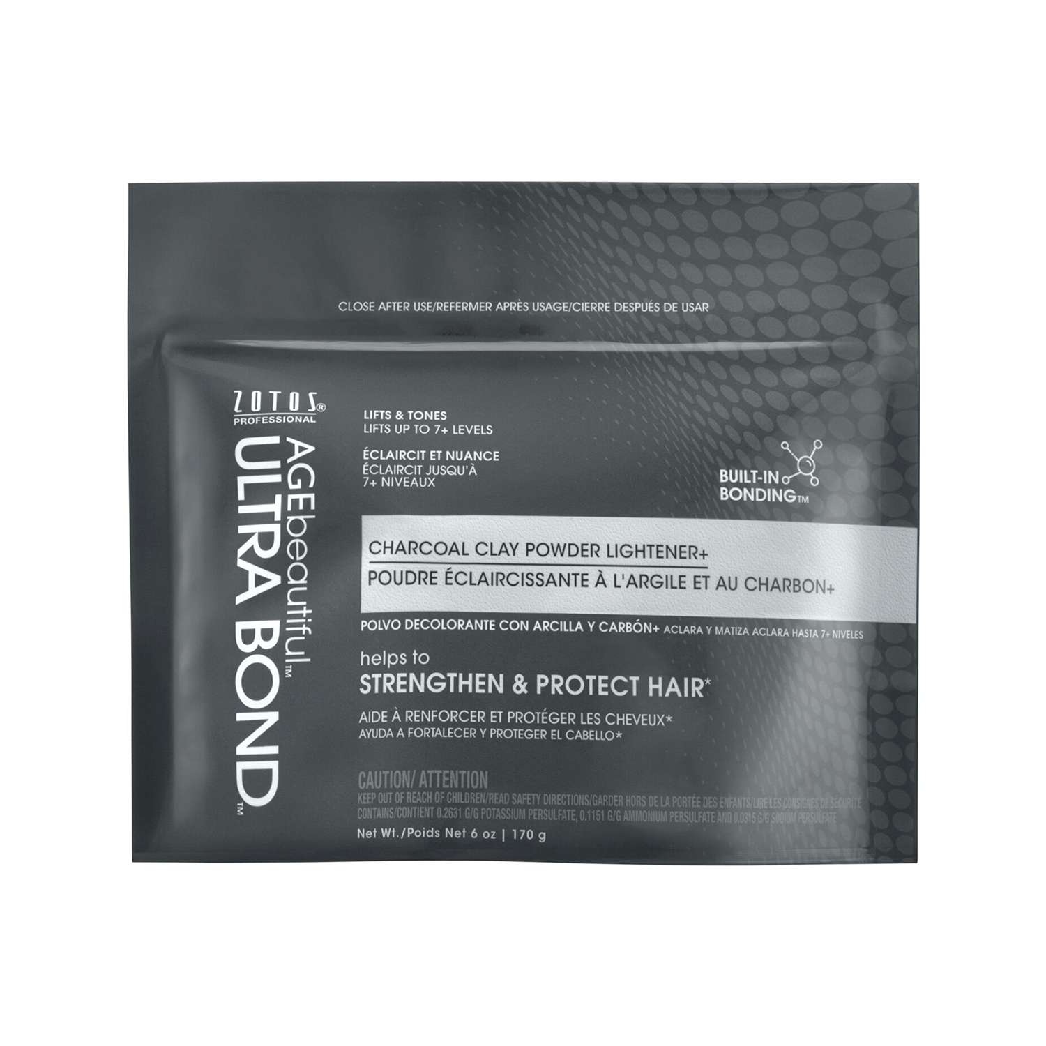 AGEbeautiful Ultra Bond Charcoal Clay Powder Lightener 6 oz